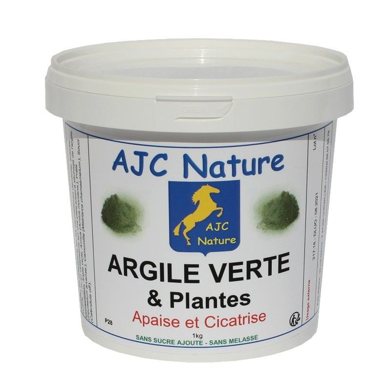 Argile verte et plantes